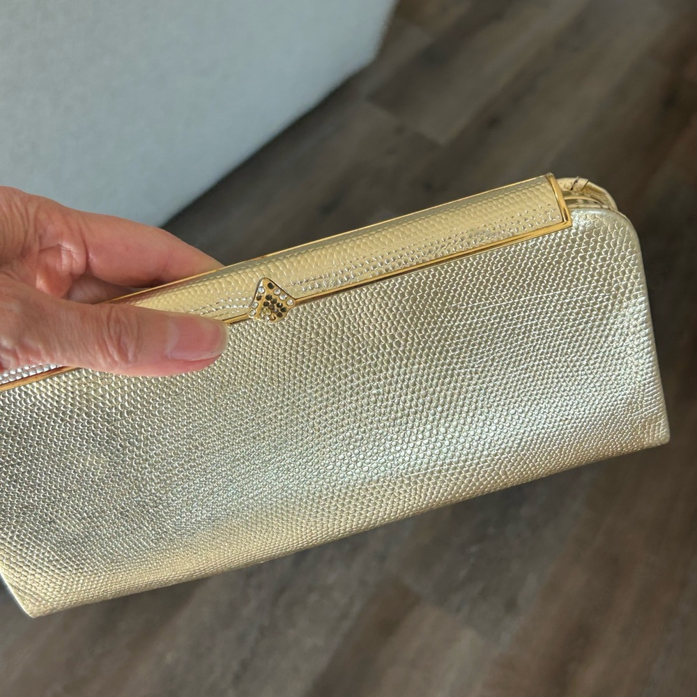Vintage Banana Republic Gold Clutch